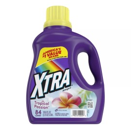Xtra Tropical Passion Liquid Laundry Detergent (Choose Your Size) - 100.8 fl oz