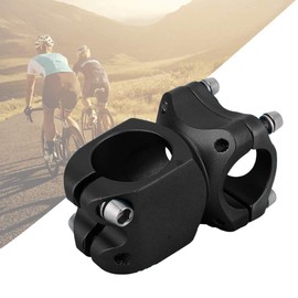 Bike Stem 25.4*38 Road Bike Stem Aluminum Alloy Mountain Bike Short Handlebar Fixed Stem Cycling Accessories for Mountain Bike Road Bike BMX MTB (25.4 Short Stem-Black)