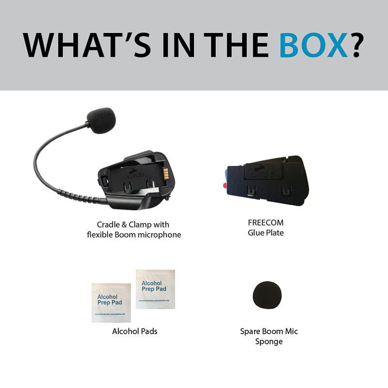 Cardo Scala Rider SPPT0004 Integrated Boom for Freecom Models, 1