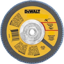 DEWALT DWA8208H 80 Grit Zirconia T29 Flap Disc, 4-1/2-Inch x 5/8-11-Inch