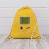 Nerds & Geeks Gameboy Sports & Gym Bag - Yellow