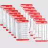 Starrett 7 Sets Pocket Starrett Metric & Decimal Equivalents Chart