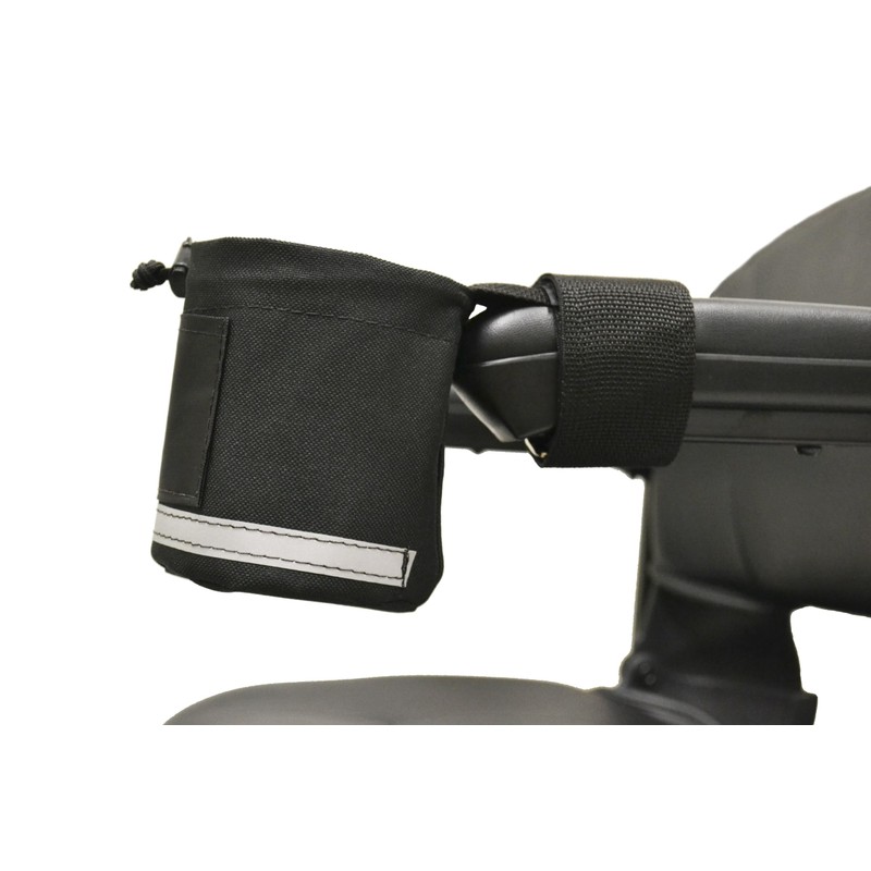 The Wright Stuff Unbreakable Wheelchair or Walker Cupholder in Black