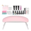 Nail Art Curing Lamp Base Top Coat Prevent Stick Water