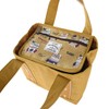 Kusguru Japan MU Tote Bag with Cat Round Lid, Small