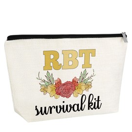 Funny Behavior Therapist Gift Makeup Bag for ABA BCBA Behaviors Analyst Gifts Registered Behavior Therapist Technician Gifts Birthday Appreciation Gift for Women Coworker Friend Nurse Travel Pouch