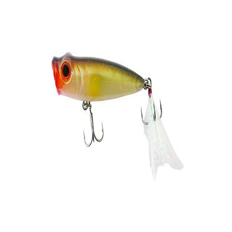 Owner American Gobo Popper Bait, 2 3/8-Inch, 1/5-Ounce, Shiner