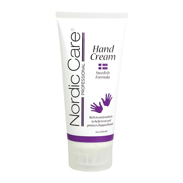 Nordic Care Hand Cream, 6 oz. | Shea Butter Hand Lotion for Dry Hands and Cracked Skin | Paraben & Lanolin-free | Essential Oils, Vitamin A & E, Squalane & Lavender
