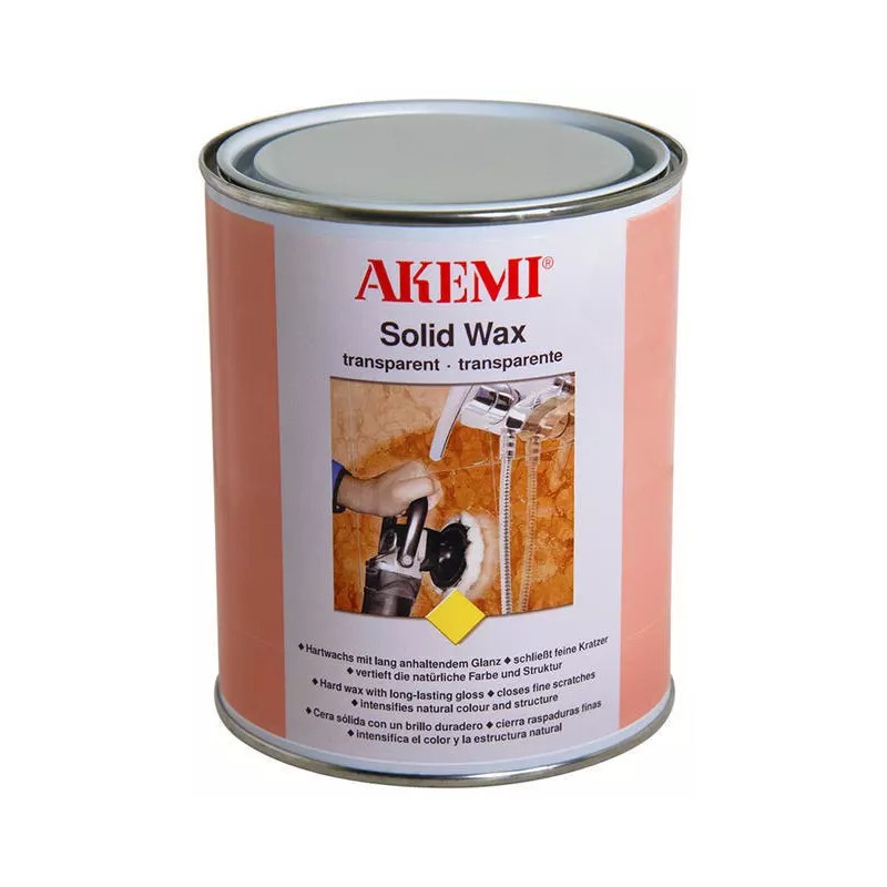Akemi Solid Paste Wax - 750ml (Black)