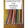 10 GARMIN REPLACEMENT LONG RANGE ANTENNAS FOR ALPHA TT GPS