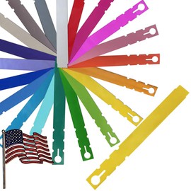 TAGKRAFTERS 9" x 1" Yellow - 250 Pcs - Plastic Plant Tags and Labels - Wrap Around Thermal Plastic - Nursery Garden Tree Labels | Made in The USA |