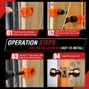 ANGELSWORD Door Lock Installation Kit, High Carbon Steel Hole Saw