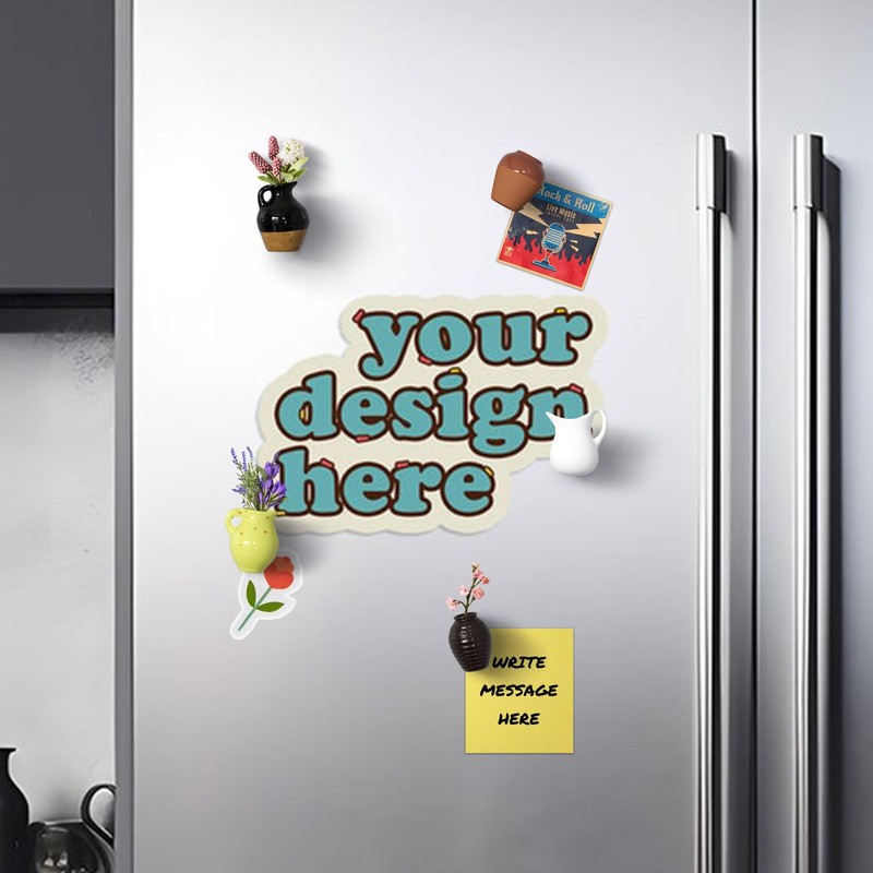 Cute Ceramic Vase Fridge Magnets, Funny Mini Plant Magnets, Tiny