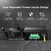 5 Port Gigabit PoE Industrial Switch, IEEE802.3af/at Ethernet, 1 SFP