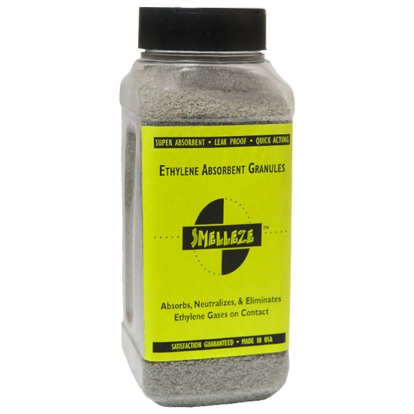 SMELLEZE Natural Ethylene Gas Absorbent Granules - 1 mm: 2 lb. Bottle