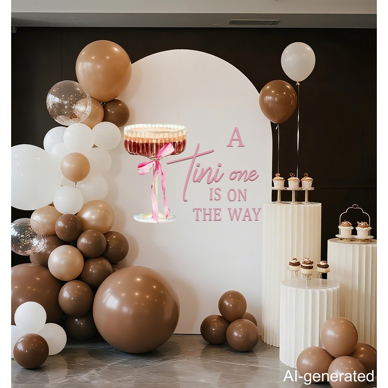 A Tini One is on the Way Wall Decal -