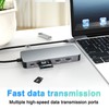 Docking Station Dual Monitor, USB C to Dual HDMI Adapter,
