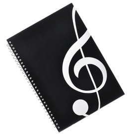 KornaDoz 100 Pages Music Notebook, 10.24x7.5 Inch Staff Paper for Music Composition, Blank Sheet & Manuscript Paper for Songwriters, Musicians & Students