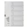 Pagna 31003 8 Index 1-5 A4 Pack of 5 White