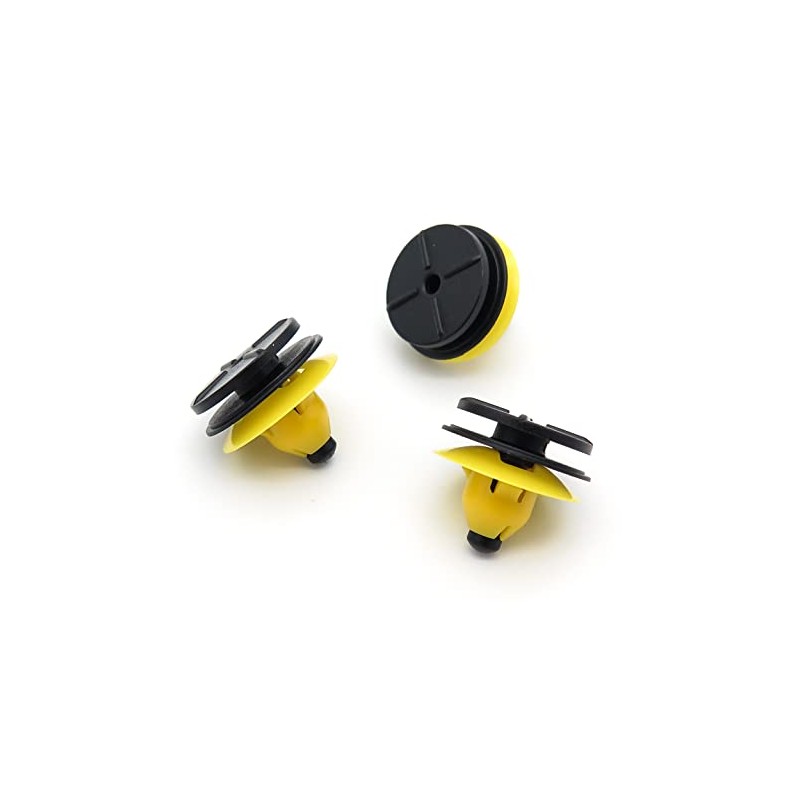 VVO Fasteners- Yellow Plastic Side Skirt, Sill Moulding Cover Trim