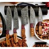 Wilson Roy Professional Kitchen Knives Custom Made Damascus Steel 5