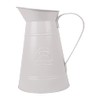 REDECKER White Coated Metal Toilet Brush Holder Only, Vintage Design