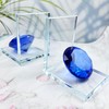 Crystal Bookends Decorative Glass Book Holders Heavy Duty Book Ends