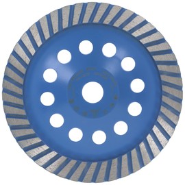 PRODIAMANT fan diamond cup wheel 180 mm 7 inch x 22.2 mm professional quality for concrete, natural stone, masonry, screed, universal grinding plate