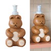 Foam Pump Bottle Cute Bear Shape Large Capacity Foaming Soap