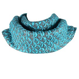 Purse babe Premium Ultra Warm Two tone Winter Infinity Loop Snood Knit Scarf