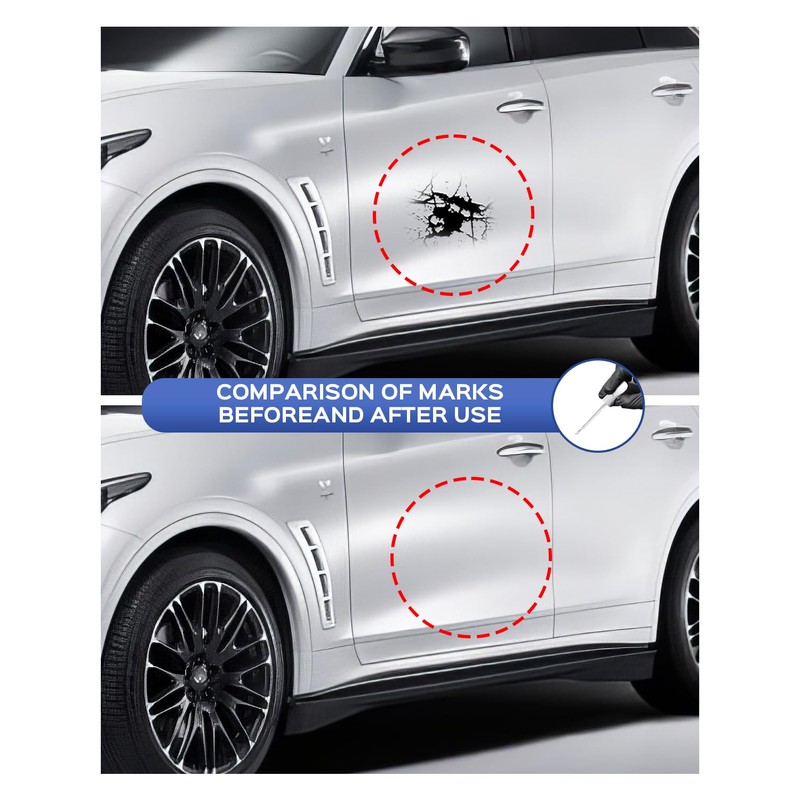 PARTS4EV QAB White Pearl Tricoat Touch Up Paint Compatible with