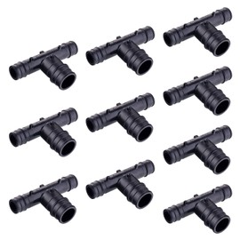 (Pack of 10) EFIELD Poly (PPSU) Pex-A Expansion Fitting 1/2" X1/2" X 3/4" Reducing Tee ONLY For Pex-A Tubing Connection, ASTM F1960