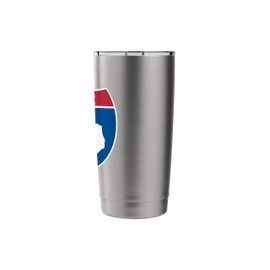 Keller Texas TX Interstate Highway Vacation Souvenir Stainless Steel Insulated Tumbler