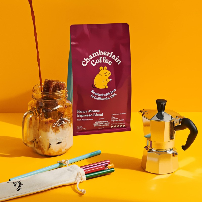 Chamberlain Coffee Fancy Mouse Espresso Blend - Extra Bold, Dark