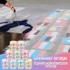 Faccito 9 Pcs Sidewalk Chalk Paint Kit Non Toxic Paint