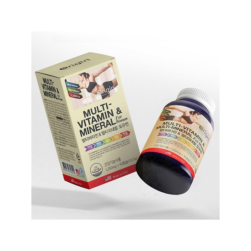 Origin Multivitamin & Multimineral for Women 90 Capsules (2 units)