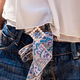 CALLARON 6Pcs Belt Decoration Buckle - Clothing Clips for Women, Rhinestone Buttons, Stylish Pearl Crystal Shirt Clips & Belt Decorations for Daily, Wedding Party Accessories