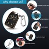 QBUC for GMC Key Fob Cover TPU Protector Case with