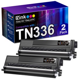E-Z Ink Compatible Toner Cartridge Replacement for Brother TN336 TN331 TN-336 TN-331 Compatible with HL-L8350CDW MFC-L8850CDW MFC-L8600CDW MFC-9970CDW HL-4150CDN HL-L8250CDN (2 Black)