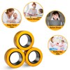Amyang 3Pcs Fidget toys pack - Stress Relief Magnetic Rings