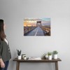 CANVAS ON DEMAND Brooklyn Bridge, New York City. Wall Decal,