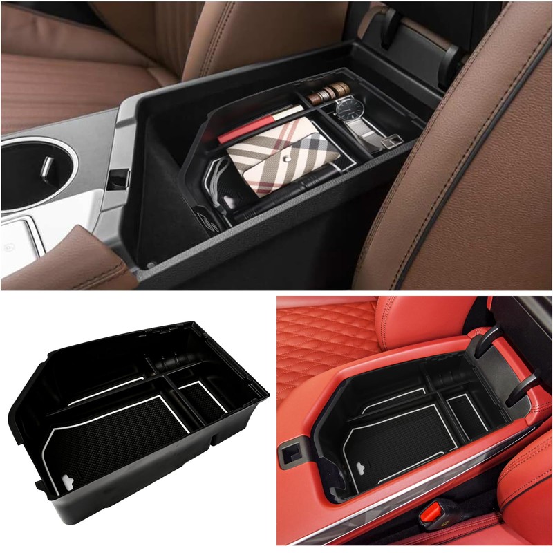 Jinmanyuan Center Console Organizer Tray Compatible with Genesis GV70 2019