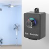 Electronic Stepless Speed Governor Duct Fan Variable Speed Controller Switch
