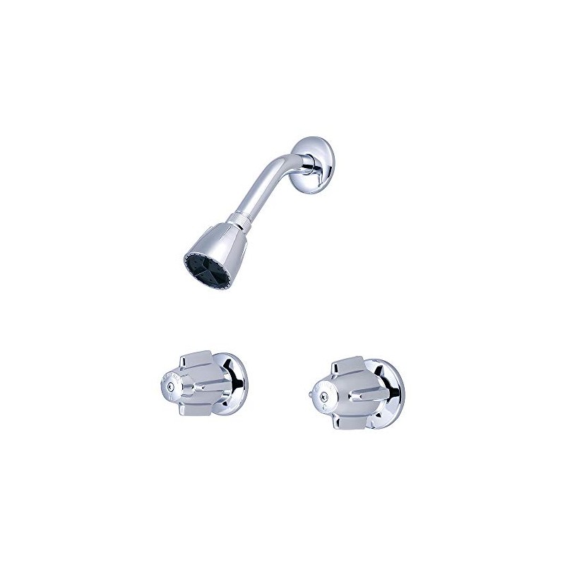 Central Brass 0926 Two Handle Shower Set - 1/2 inch