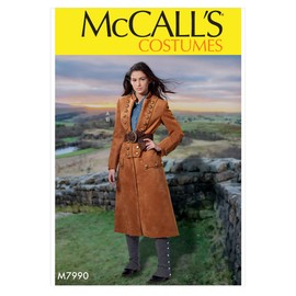 McCall's Patterns McCall's Women's Fantasy Coat Costume, Sizes 6-14 Sewing Pattern, various, White