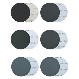 Sanding Discs 100 mm Velcro Grit 400 800 1000 1200 1500 2000, Pack of 60 Wet and Dry Sandpaper 100 mm Velcro Sanding Sheets for Car Metal Wood