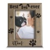 BELLA BUSTA - Best Dog Ever - Engraved Leather Photo