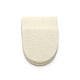 Dr. Jill's Foot Pads, Latex Free, YF64-6063, Heel Pad Skived 1/4" Felt (8 Pack)