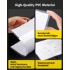HYARUAT 11x14 Toploader - Durable Clear PVC Sheet Protectors, Semi
