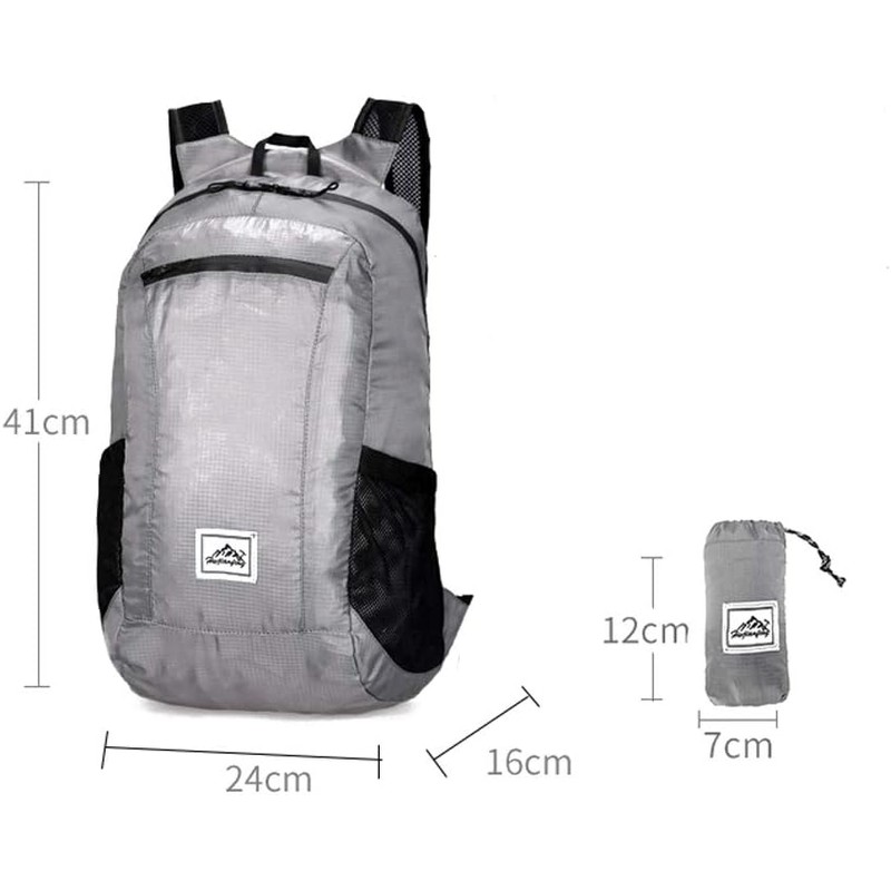 Mochila plegable impermeable 20L ultraligera ACAGALA – Ideal para viajes